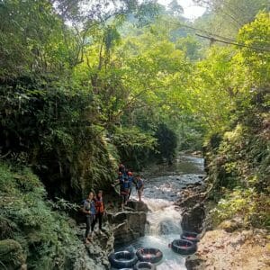 Curug Santirah River Tubing